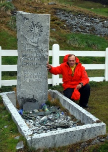 I pay my respects at Shackleton's
grave in Grytviken, South Georgia