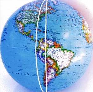 The unique longitude slice 70-80W
containing land in all 18 latitude slices