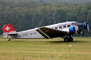 My journey out of Africa, in 1946,
was in a Junkers Ju 52 like this one