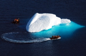 Iceberg in Karrat Fjord, on
Greenland's west coast