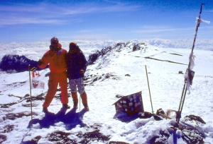 At age 50, I stand on the
summit of Mt. Kilimanjaro