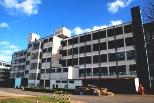 Abandoned Bata shoe factory in East Tilbury, Essex. Here is where I toiled for 3 years, in the late-1950s, learning to make rubber shoes.