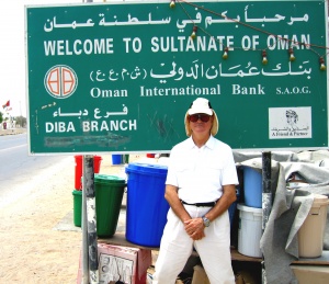 At the border between Oman
and United Arab Emirates