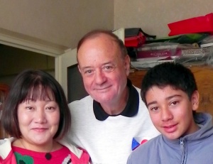 2010. Miyuki, Tommi and Tom in
Czech Republic, visiting relatives