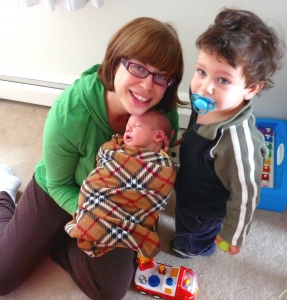 2008. My daughter, Monica Muller,
in Vancouver with her children