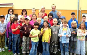 The Year 4 Class of 2007, at
Moravske Prusy Elementary
School, Czech Republic